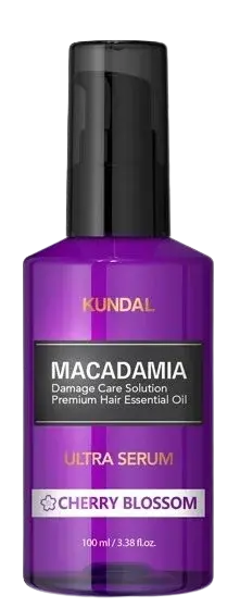 KUNDAL Macadamia Hair serum - regeneračné vlasové sérum s višňou 100 ml