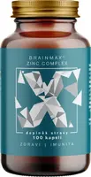 BRAINMAX Zinc Complex, Zinok, Selén, Meď a Kurkuma, 100 kapsúl