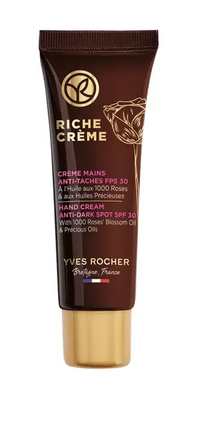 YVES ROCHER Krém na ruky proti pigmentovým škvrnám s SPF 30 50 ml