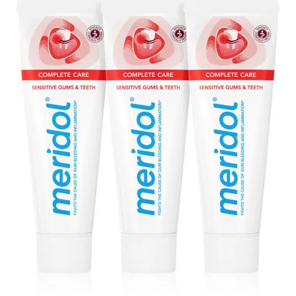 Meridol Complete Care zubná pasta pre citlivé zuby 3x75 ml