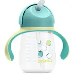 Baboo Cup with Silicone Straw hrnček s rúrkou Lagoon Fiesta 9m+ 260 ml