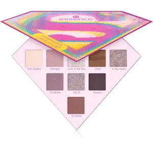 essence Superman paletka očných tieňov odtieň 01 Find your power 7 g