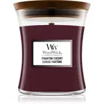 Woodwick Phantom Cherry vonná sviečka s dreveným knotom 275 g