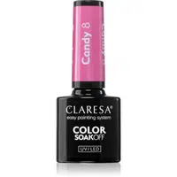 Claresa SoakOff UV/LED Color Candy gélový lak na nechty odtieň 8 5 g