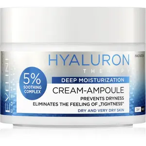 Eveline Cosmetics Cream-Ampoule Hyaluron intenzívne hydratačný krém 50 ml