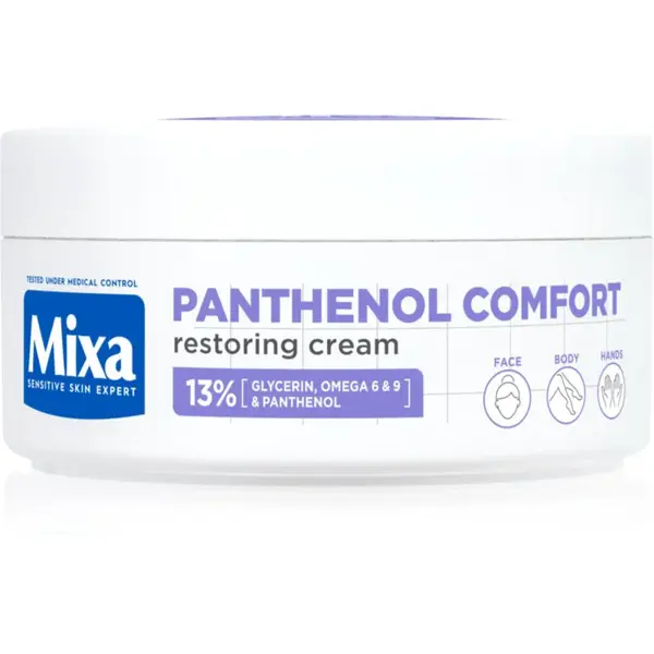 Mixa Panthenol Comfort regeneračný telový krém pre suchú až atopickú pokožku 150 ml