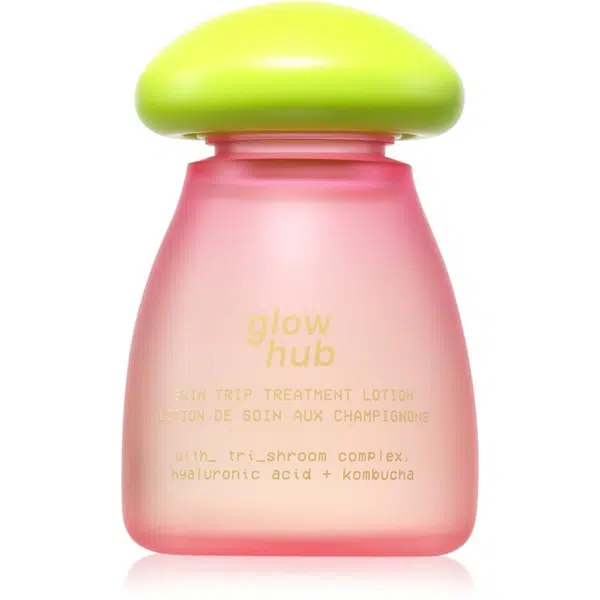 Glow Hub Skin Trip Treatment Lotion hydratačná pleťová starostlivosť s kyselinou hyalurónovou 45 ml