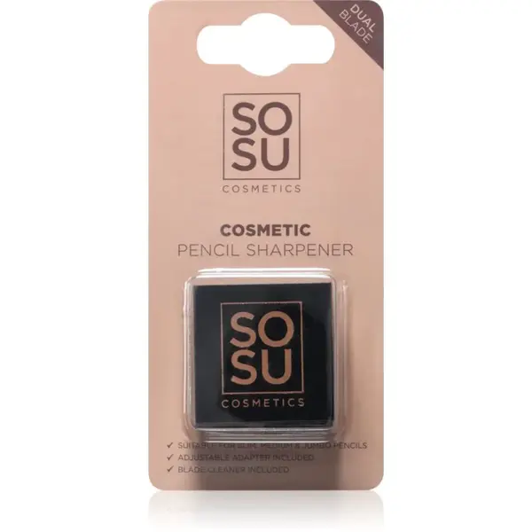 SOSU Cosmetics Cosmetic strúhatko na kozmetické ceruzky 1 ks