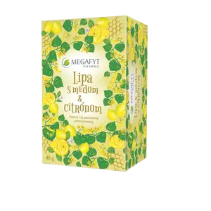 MEGAFYT Lipa s medom & citrónom vrecúčka 20 x 2 g