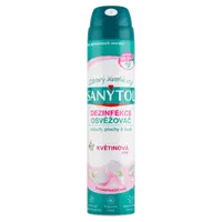 SANYTOL Dezinfekcia osviežovač vzduchu, plôch a textílií Kvetinová vôňa 300 ml