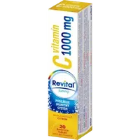 REVITAL Vitamín C 1000 mg s príchuťou citrón 20 šumivých tabliet