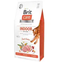 Brit Care Cat Grain-Free Indoor Anti-stress 7 kg | Granule pre mačky