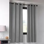 Zatemňovací záves blackout NOTTE šedý 135 x 180 cm sada 2 ks
