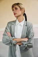 Marisse Women's Jacket L-Mr-4617 Olive