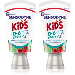 Sensodyne Pronamel Kids detská zubná pasta 0-6 Years 2x50 ml