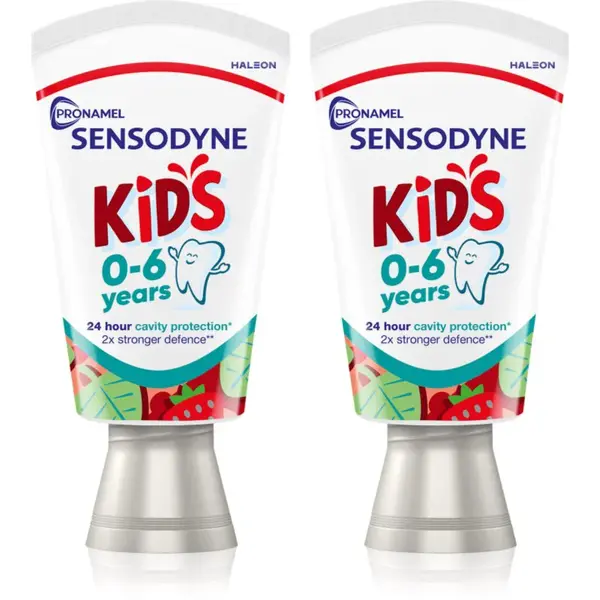 Sensodyne Pronamel Kids detská zubná pasta 0-6 Years 2x50 ml