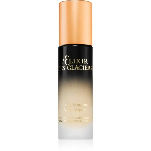 Valmont l' Elixir des Glaciers Teint Précieux vysoko krycí make-up pre vyhladenie pleti a minimalizáciu pórov odtieň Rosy Beige in New York 30 ml