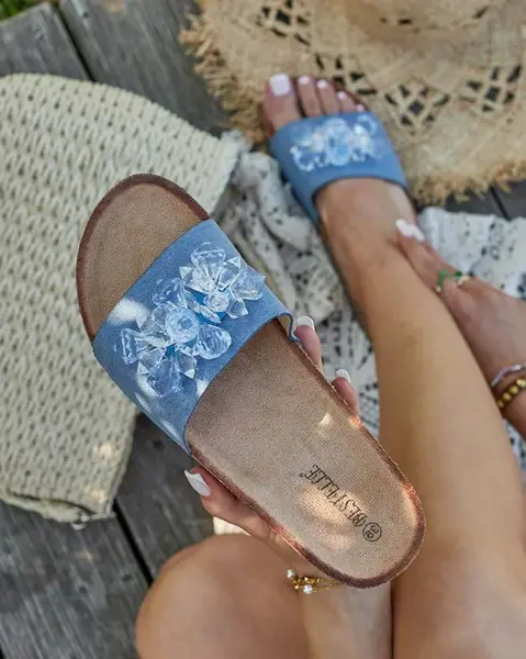 Resti Royalfashion Women's Villo rhinestone flip-flops