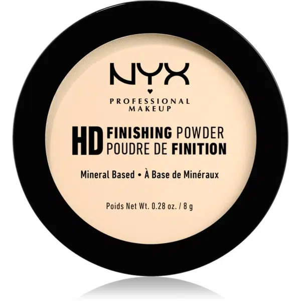 NYX Professional Makeup High Definition Finishing Powder púder odtieň 02 Banana 8 g