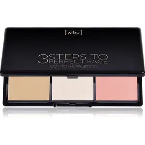 Wibo 3 Steps To Perfect Face  Light kontúrovacia paletka na tvár na tvár 10 g