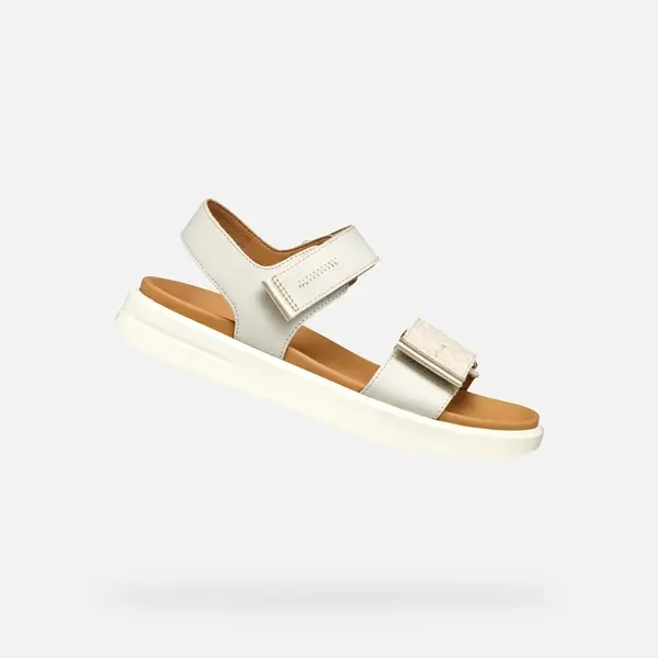 Beige women's sandals Geox XAN2S - Women's