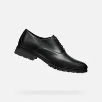 Black men's formal shoes Geox Walk Pleasure F - Men's