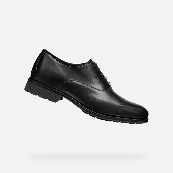 Black men's formal shoes Geox Walk Pleasure F - Men's