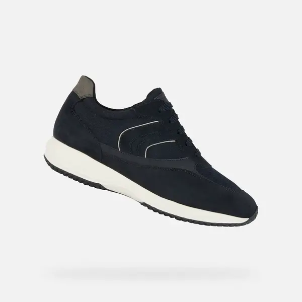 Dark blue men's sneakers Geox Uomo happy - Men's
