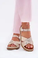 Dámske Kožené Sandále Na Platforme Maciejka