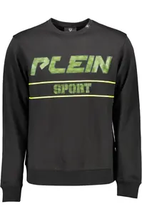 Čierna mikina PLEIN SPORT bez kapucne