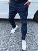 Pánske chino nohavice tmavomodré
