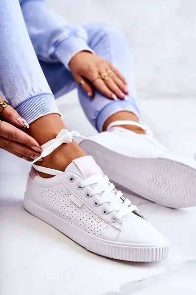 BIG STAR SHOES Dámske kožené tenisky Big Star