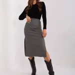 Skirt-LK-SD-509400.87P-Grey-Black