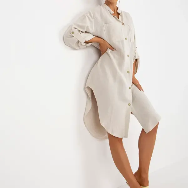 Dress-TW-SK-BE-199D.85P-light beige