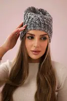Kesi Čapica s fleece Merry K225 šedá+grafit