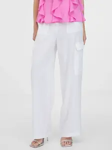 Orsay White Women's Wide Trousers - Women's