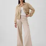 GAP Pants with Pockets Baggy Khaki Cargo - Ladies