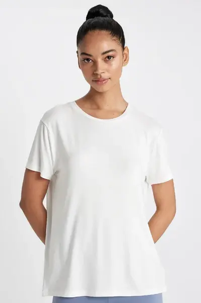 DEFACTO Fit Standard Fit Crew Neck Sportsman Basic Short Sleeve T-Shirt