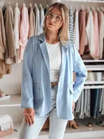 Marynarka damska one size oversize RESIDAL błękitna Dstreet