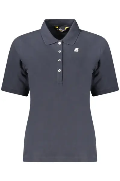 Dámske modré polo tričko K-WAY