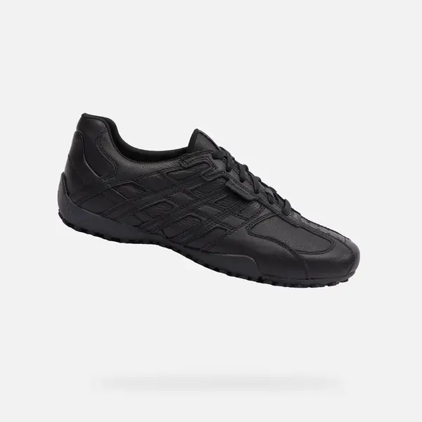 Black men's sneakers Geox Snake Original - Men's