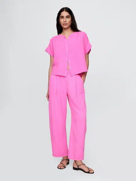 GAP Muslin trousers Easy Barrel - Women's