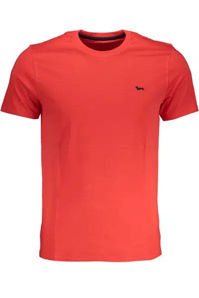 HARMONT &amp; BLAINE MEN'S RED SHORT SLEEVE T-SHIRT