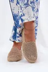 Dámske Espadrilky S Pletením Béžové Vinceza 13625