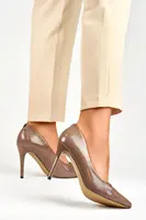 primohurt Dámske hnedé lakované ihličky