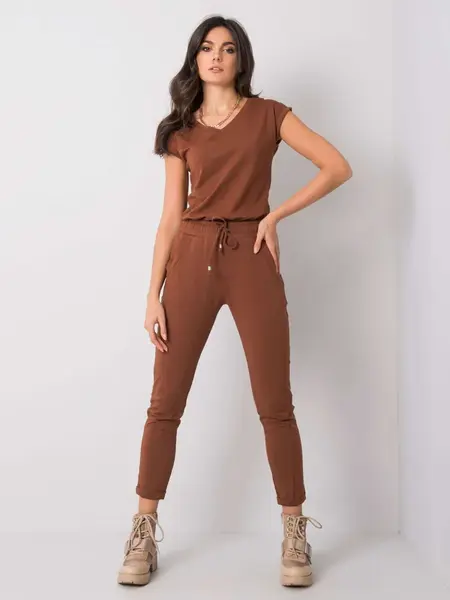 Sweatpants-RV-DR-3589.07X-dark brown