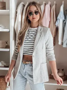 Dámska marynarka CLASSVENT jasnosivá