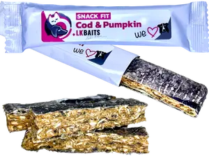 LK Baits Pet SNACK FIT, Treska-Dýně, 10g