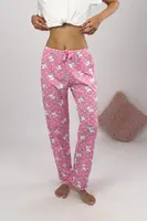 80156 Dewberry Women Pyjama Bottom-PINK