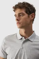Pánska Polo Tričko Regular S Logom 4F Šedé 4FWMM00TPT